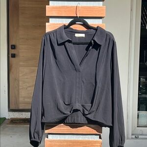Elegant Black Women's Blouse